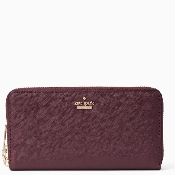 kate spade Handbags - Like New! Kate Spade Cameron Street Lacey Saffiano Leather Wallet Deep Plum